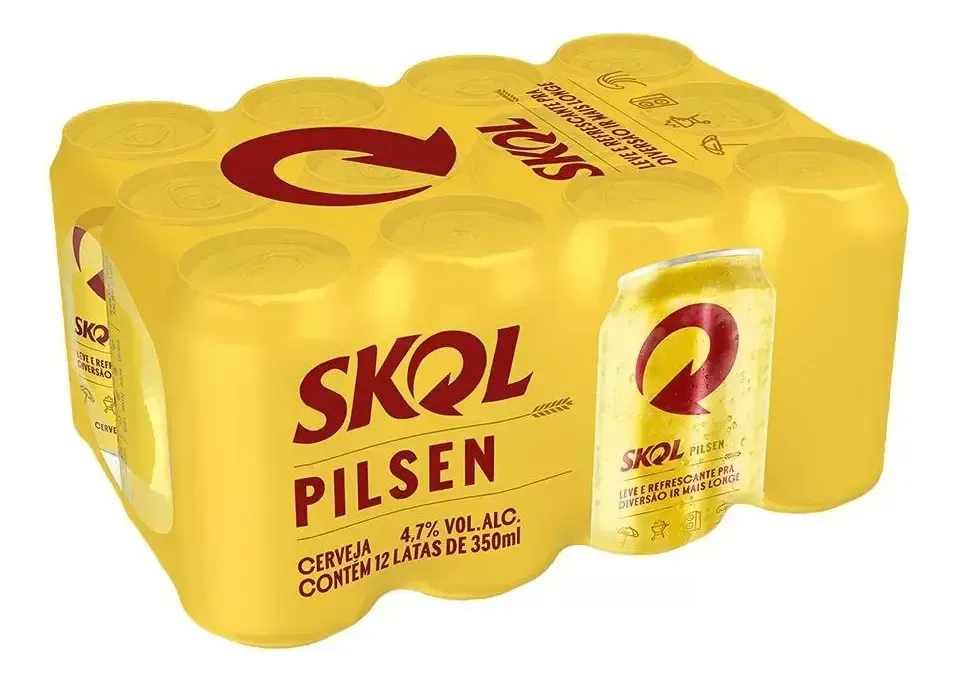 Pack Skol Pilsen 12 Latas